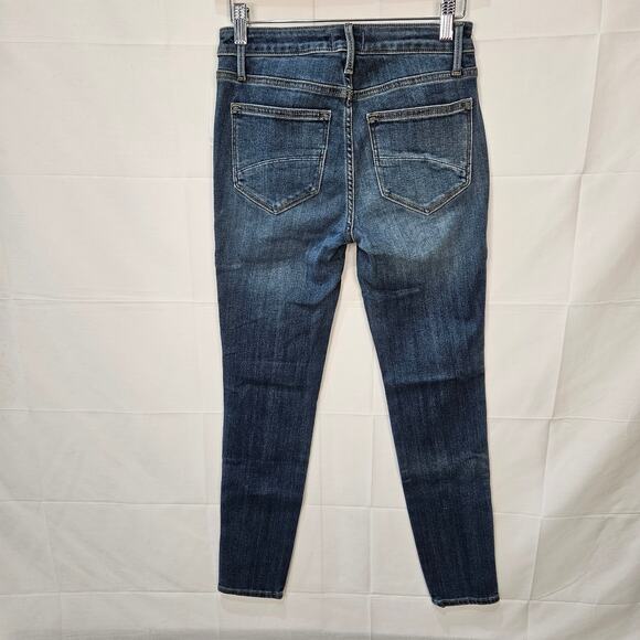 Driftwood Jeans Jackie High Rise Embroidered Blue Size 24x27 - Picture 2 of 11
